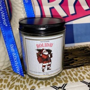 BATH AND BODY WORKS HOLIDAY SINGLE WICK CANDLE